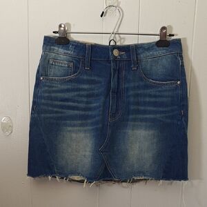 Daytrip Blue Denim Mini Skirt